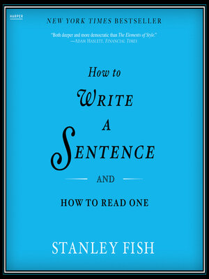 cover image of How to Write a Sentence